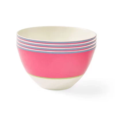 Миска Spode Kit Kemp Calypso 15 см, розовая, набор из 4 шт