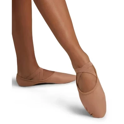 Женские балетки Capezio Hanami Canvas, светло-бежевые