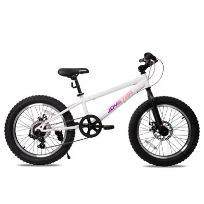 Детский велосипед JOYSTAR Minifat 20″, 7 скоростей, белый