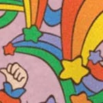 Футболка для девочек Rainbow Brite «Горка», светло-розовая