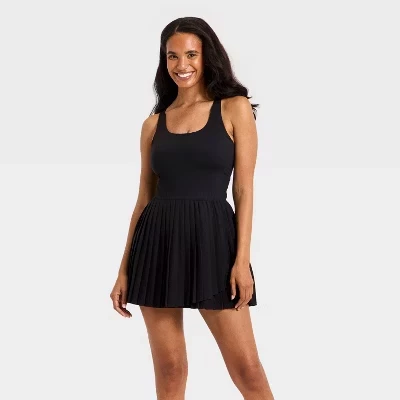 Женское плиссированное платье Active Dress - ™ черного цвета