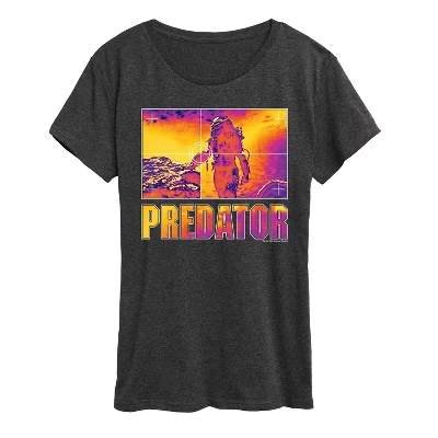 Женская футболка Predator Thermal Vision, меланжевый