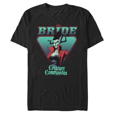 Мужская футболка Creature Commandos Bride of Frankenstein черного цвета