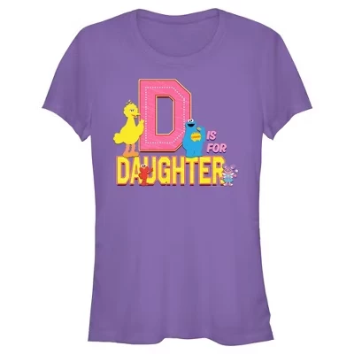 Женская футболка Sesame Street Daughter, фиолетовая