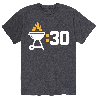 Мужская футболка Grill Thirty с коротким рукавом и графическим рисунком heather charcoal