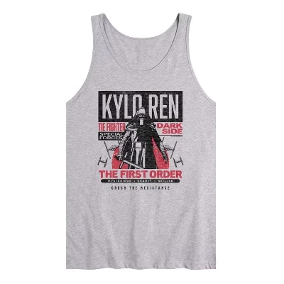 Мужская майка Kylo Ren First Order с графическим рисунком athletic heather