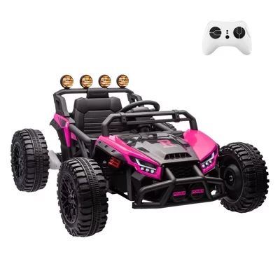 Детский электромобиль Fulvari UTV 24 В с пультом, розовый