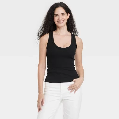 Женская майка Universal Thread Slim Fit, черная