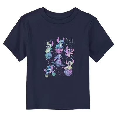 Детская футболка Lilo & Stitch Planetary Stitch, синяя
