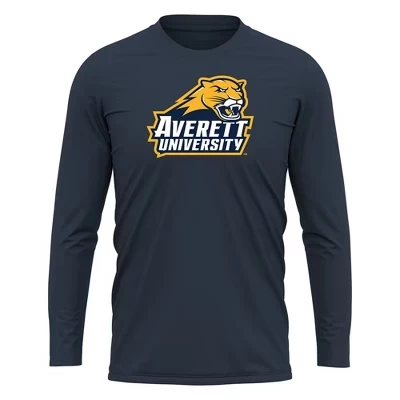 Мужская футболка с длинным рукавом NCAA Averett, синяя