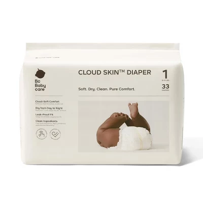 Подгузники bc babycare CLOUD SKIN макс. впитываемость, 33 шт