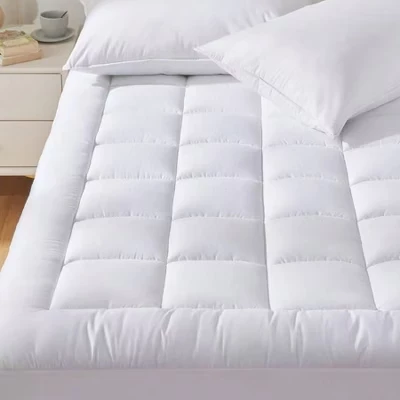 Наматрасник King Size AI'MAGE с хлопковым подушечным слоем, белый