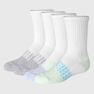 Девочкам носки Hanes Absolute Active 4 пары, белые
