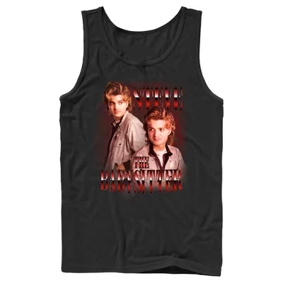 Мужская майка Stranger Things Steve, синяя