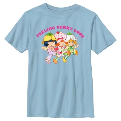 Футболка для мальчиков Strawberry Shortcake, голубая