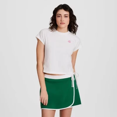 Женская футболка Champion Iconic Essentials, белая