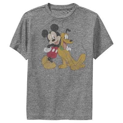 Футболка для мальчиков Disney Mickey и Pluto, серая
