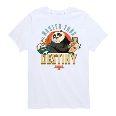 Футболка для мальчиков Kung Fu Panda 4 По, белая