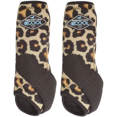 Профессиональные ботинки 2XCOOL Horse Front Boots - Тройное охлаждение и поддержка из кевлара - Несколько размеров cheetah