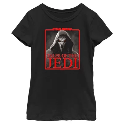 Футболка для девочек Star Wars Инквизитор, чёрная