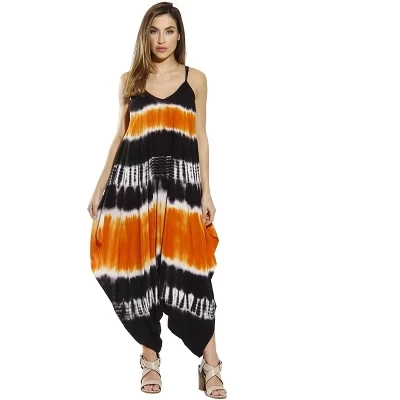 Женский шароварный комбинезон Tie Dye - Комбинезоны для женщин Romper
