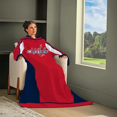 Покрывало с рукавами Snuggie Washington Capitals, флисовое