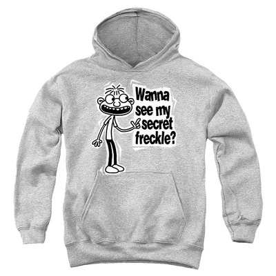 Мальчиковое худи Diary of a Wimpy Kid Fregley Secret Freckle, меланжевое