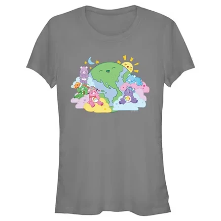 Женская футболка Care Bears Camping Bears, темно-серый