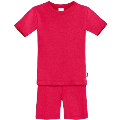 Унисекс комплект пижам City Threads органический хлопок, красный