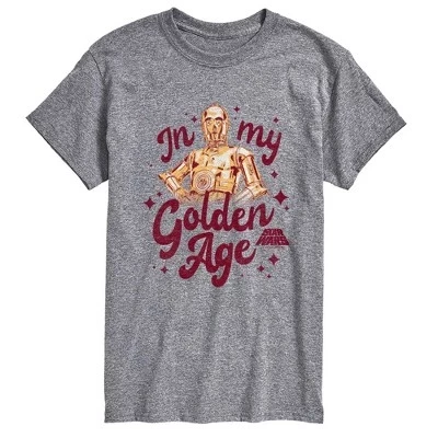 Мужская футболка с коротким рукавом Golden Age с графическим рисунком athletic heather