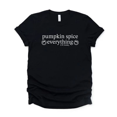 Футболка с коротким рукавом S.W.Smiley Pumpkin Spice Everything черная