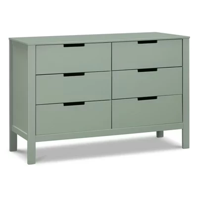 Комод Colby с 6 выдвижными ящиками light sage