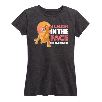 Женская футболка Simba с коротким рукавом и графическим рисунком heather charcoal