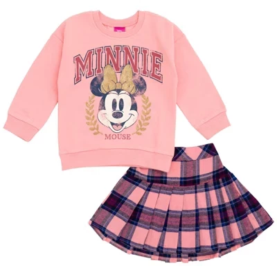Комплект для девочек Disney Minnie Mouse и Stitch, розовый