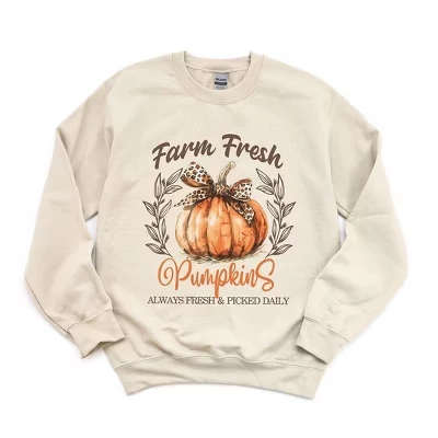 Женская толстовка с рисунком Coquette Farm Fresh Pumpkin dust