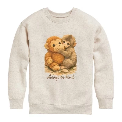 Детский свитшот Instant Message Punch Monkey, натуральный
