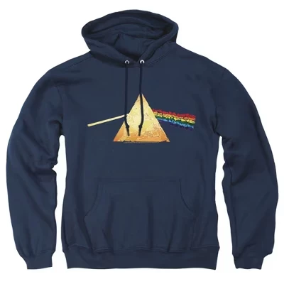 Мужское худи Pink Floyd Broken Glass Prism, синее