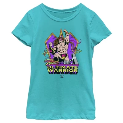 Футболка для девочек WWE Ultimate Warrior, синяя