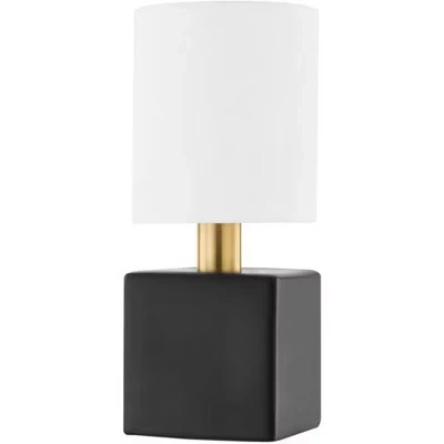 Настенное бра Joey - 1 Light -12,75 дюймов в высоту и 5,75 дюймов в ширину -Состаренная латунь / Черная сатинированная отделка