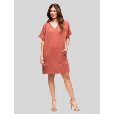 Женское платье 24seven Comfort Apparel, коричневое