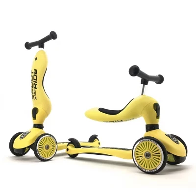 Детский самокат Scoot & Ride Highwaykick 1, лимонный