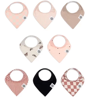 Набор слюнявчиков Parker Baby Co., 8 шт., бабочки