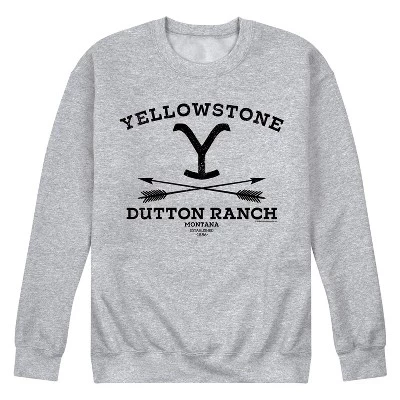 Мужская флисовая толстовка с графическим рисунком Stone Dutton Arrows athletic heather