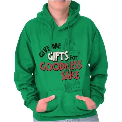 Унисекс-худи Brisco Brands «Goodness Sake», зеленое