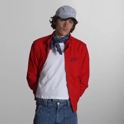 Мужской бомбер Members Only Classic Iconic Racer, красный