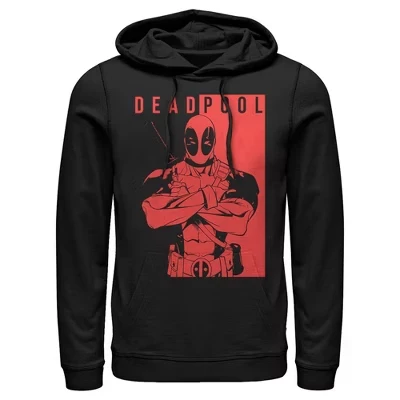 Мужское худи Marvel Deadpool Crossed Arms, черное
