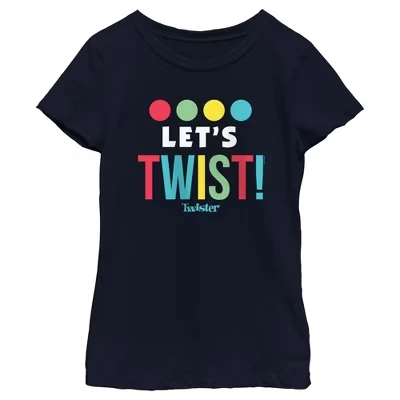 Детская футболка Twister Let's Twist!, синяя