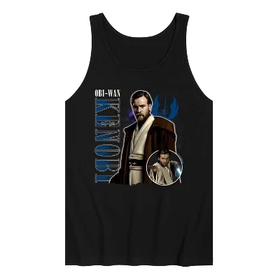 Мужская майка Star Wars Obi-Wan Kenobi Bootleg, черная