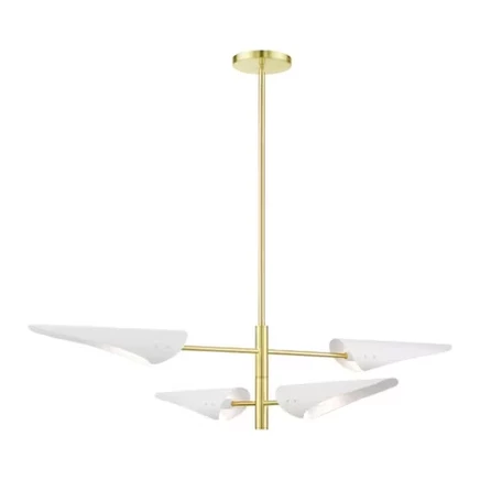 Светильник Livex Lighting Capistrano, 4 лампы, латунный