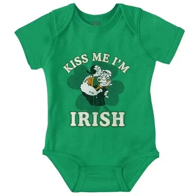 Детский ромпер Brisco Brands Popeye Irish, белый